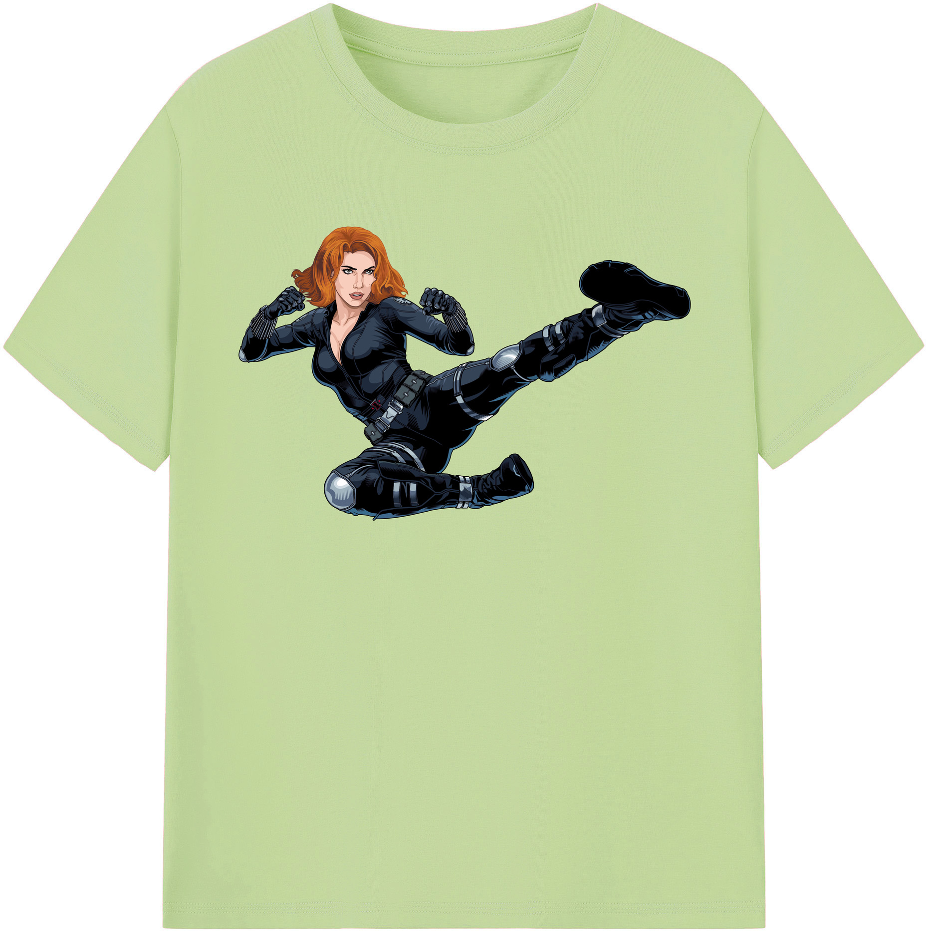 （画像用） アベンジャーズ The Avengers 綿100％半袖Tシャツ（フロントプリント）